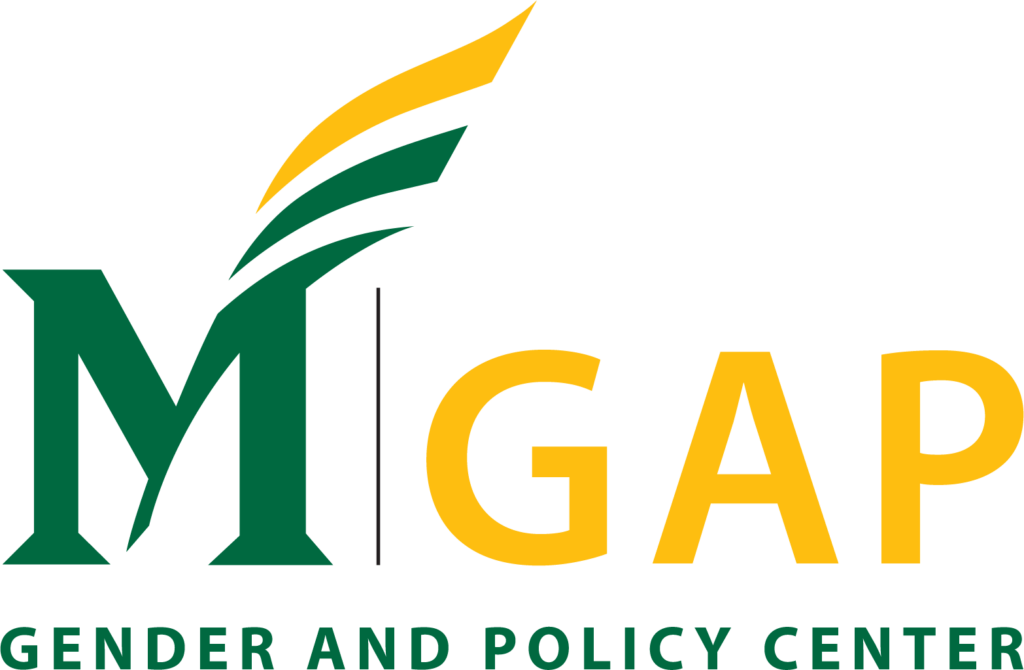 Logo with the text GAP, Gender and Policy Center